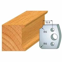 Jeu De 2 Contre-fers Profilés Ht. 40 Mm N°173 Fer R.6 Mm - 801.173 - Leman