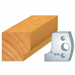 Jeu De 2 Fers Profilés Acier Ht. 40 Mm N°013 Congé Rayon 10 Mm - 800.013 - Leman