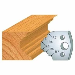 Jeu De 2 Fers Profilés Acier Ht. 40 Mm N°021 Congé Et 1/4 De Rond - 800.021 - Leman