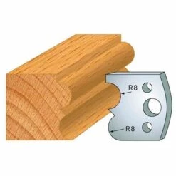 Jeu De 2 Fers Profilés Acier Ht. 40 Mm N°028 Tore à Gorge - 800.028 - Leman