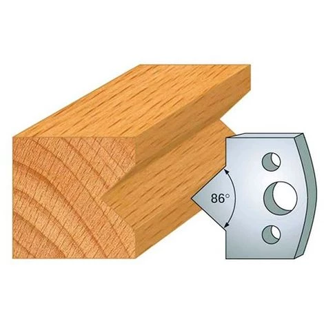 Jeu De 2 Fers Profilés Acier Ht. 40 Mm N°035 Enture Femelle. - 800.035 - Leman