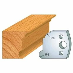 Jeu De 2 Fers Profilés Acier Ht. 40 Mm N°053 Gorge Et Congé - 800.053 - Leman