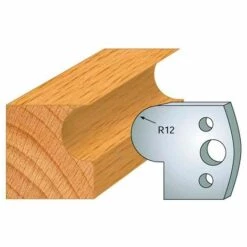 Jeu De 2 Fers Profilés Acier Ht. 40 Mm N°058 Gorge De 12 Mm - 800.058 - Leman