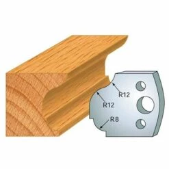 Jeu De 2 Fers Profilés Acier Ht. 40 Mm N°061 Doucine Et Congé - 800.061 - Leman