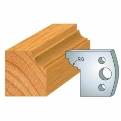 Jeu De 2 Fers Profilés Acier Ht. 40 Mm N°067 1/4 De Rond - 800.067 - Leman