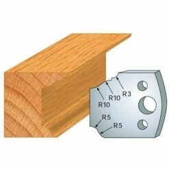 Jeu De 2 Fers Profilés Acier Ht. 40 Mm N°078 Bec De Corbin - 800.078 - Leman