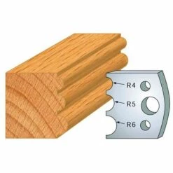 Jeu De 2 Fers Profilés Acier Ht. 40 Mm N°090 Tourillons - 800.090 - Leman