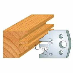 Jeu De 2 Fers Profilés Acier Ht. 40 Mm N°097 Profil - Contre-profil - 800.097 - Leman