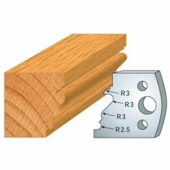 Jeu De 2 Fers Profilés Acier Ht. 40 Mm N°122 Louis XV - 800.122 - Leman