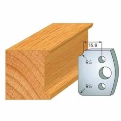 Jeu De 2 Fers Profilés Acier Ht. 40 Mm N°172 Fer R.5 Mm - 800.172 - Leman