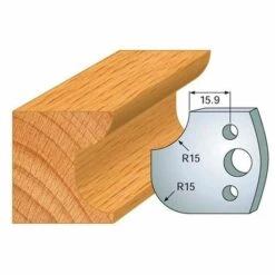 Jeu De 2 Fers Profilés Acier Ht. 40 Mm N°177 Fer R.15 Mm - 800.177 - Leman