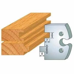 Jeu De 2 Fers Profilés Acier Ht. 50 Mm N°202 Rainure-Languette 8 Mm - 855.202 - Leman