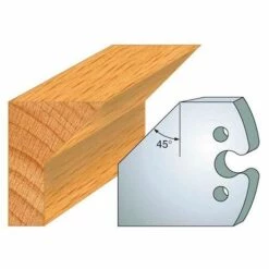 Jeu De 2 Fers Profilés Acier Ht. 50 Mm N°205 Chanfrein 45° - 855.205 - Leman