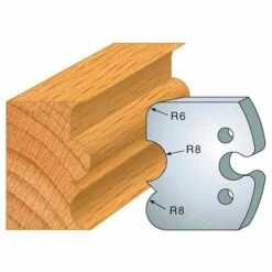 Jeu De 2 Fers Profilés Acier Ht. 50 Mm N°221 Tore à Gorge - 855.221 - Leman