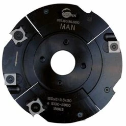 Porte-outils à Rainer Extensible D. 150 Mm Al. 30 Mm Ep. 5 Mm Al. 9,5 Mm Z4 Et 4 - 937.150.30.0510 - Leman