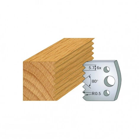 Leman - Jeu De 2 Contre-fers Profilés Ht.40 Mm N°077