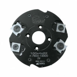 Leman - Porte-outils à Rainer Pour Assemblage à Lamelle D.100 X 3,96 X Al.22 Mm Dents 4V4