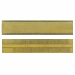 LEMAN Lot De 10 Plaquettes Carbure - Revêtement Titane KO1 50x10x1,5 Mm Système Versofix 4 Coupes Pour Bois - 800.510.01 - Le