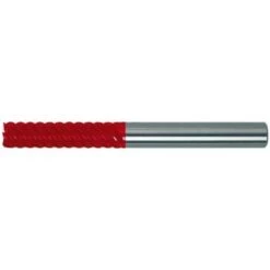 GUHRING Fraise Cylindrique En Carbure Monobloc Pour L'usinage Dur, Extra Longue, De 6 à 8 Dents, De 55°, Ø D1 - H10 : 6,0 Mm, Long. Totale L1 75 Mm