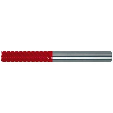GUHRING Fraise Cylindrique En Carbure Monobloc Pour L'usinage Dur, Extra Longue, De 6 à 8 Dents, De 55°, Ø D1 - H10 : 20,0 Mm, Long. Totale L1 150 Mm