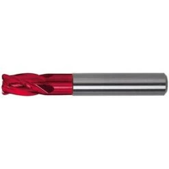 GUHRING Fraise à Copier Torique Dure Carbure Monobloc Longue, Ø D1 - H8 : 5,0 Mm, Long. Totale L1 57 Mm, Long. Coupe L2 7,5 Mm, Dégagement : 21 Mm