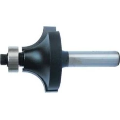 FP Fraise à Arrondir, Outil à Bois, Ø : 28,7 Mm, Rayon 7,9 Mm, Long. Utile 15,5 Mm, Long. Totale : 57 Mm