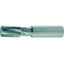 JBO Fraise à Fileter GFM En Carbure Monobloc, Arrosage Central, Sans Revêtement, Ø D1 : 10 Mm, Pas 0,75 Mm, Lames De L1 16 Mm, Pour Ø Filetage : 12 Mm