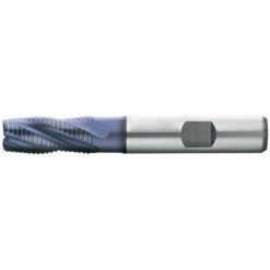 FP Fraise D'ébauche Courte, Type HR, 3 à 6 Dents, En Acier à Coupe Rapide à 10% De Cobalt, Surface Recouverte De TiAIN, Ø D1 - K12 : 20,0 Mm