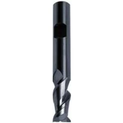GUHRING Fraise Cylindrique Longue, 2 Dents, En Carbure Monobloc Pour L'aluminium, Ø D1 - H10 : 5,0 Mm, Long. Totale L1 57 Mm, Long. Coupe L2 10 Mm