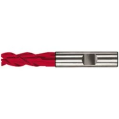 GUHRING Fraise Cylindrique Universelle Longue, 3 Dents, 45°, En Carbure Monobloc UF, Fire, Ø D1 - H10 : 4,0 Mm, Long. Totale L1 57 Mm, Long. Coupe L2 8 Mm