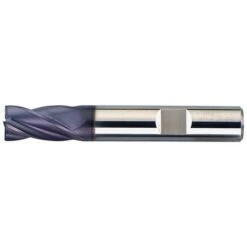 FP Fraise Cylindrique Courte, 4 Dents, En Carbure Monobloc, Recouverte De TiAIN, Ø D1 - H10 : 14,0 Mm, Long. Totale L1 75 Mm, Long. Coupe L2 18 Mm