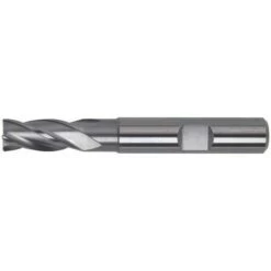 FP Fraise Cylindrique Longue, 4 Dents, 30°, En Carbure Monobloc, Sans Revêtement, Ø D1 - H10 : 8,0 Mm, Long. Totale L1 63 Mm, Long. Coupe L2 19 Mm