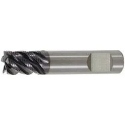 FP Fraise D'ébauche Courte, Type HR, En Carbure Monobloc, Surface Recouverte De TiAlN, Pour Le Traitement De L'INOX, Ø D1 - H10 : 12,0 Mm