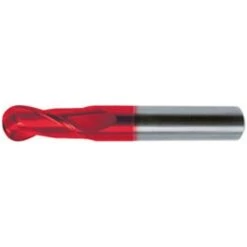 GUHRING Fraise à Rayon, Longue, Type N, Queue DIN 6353-HA, UF, Surface à Revêtement Fire, Ø D1 - H10 : 3,0 Mm, Long. Totale I1 57 Mm