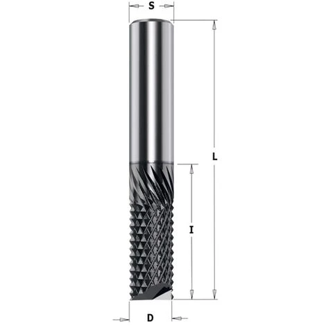 CMT ORANGE TOOLS 151.060.19E FRAISE POUR COMPOSITE D=6X19X50 RH (END MILL) – Image 2