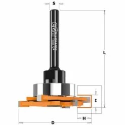 CMT ORANGE TOOLS 823.371.11A FRAISE DISQUE HW Z3 S=6.35 D=47.6X7 H=9.5