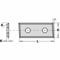 CMT ORANGE TOOLS 790.283.12 COUTEAU HW-HC (4 COUPANTS 35°) 28,3X12X1,5 DR