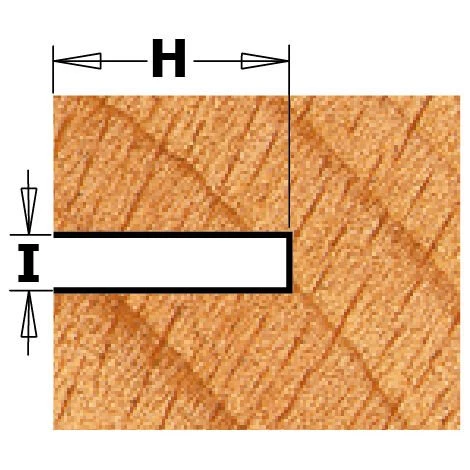 CMT ORANGE TOOLS K922-340A FRAISE CIRCULAIRE HW Z2 S=8 D=40X4 H=12.5 DR – Image 3