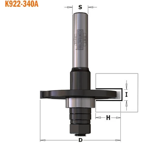 CMT ORANGE TOOLS K922-340A FRAISE CIRCULAIRE HW Z2 S=8 D=40X4 H=12.5 DR – Image 4