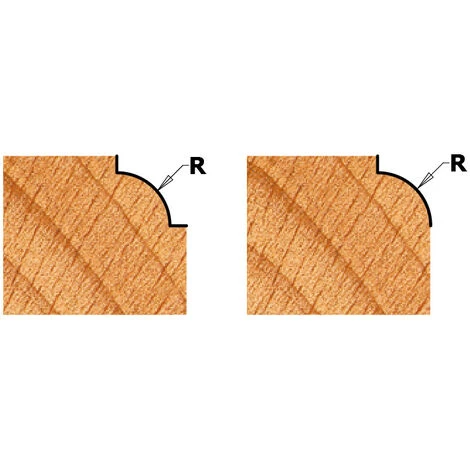 CMT ORANGE TOOLS K938-167 FRAISE QUART D'ARONDE HW Z2 S=8 D=16.7X7.9X51 R2 DR – Image 3