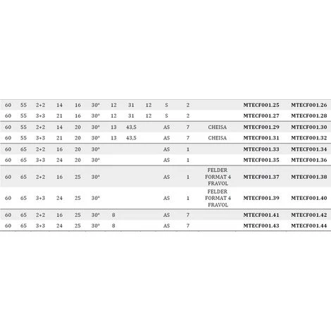 MTECF001.1 - FRAISES BORDEUSES À HÉLICE EN DIAMANT D60 PCD H2,5 MM AXIAL 30° - MOBILTECNICA .1_D60 | LU36 | Z2+2 | ZTOT8 | DB20 | AX30° | DR | H2,5 – Image 5