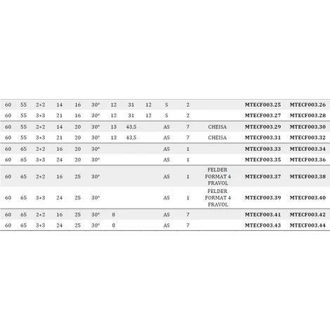 MTECF003.10 - FRAISES BORDEUSES À HÉLICE EN DIAMANT D60 PCD H2,5 MM AXIAL 30° - MOBILTECNICA _ .10_D60 | LU48 | Z2+2 | ZTOT12 | DB25 | AX30° | GAU | H4,5 – Image 5