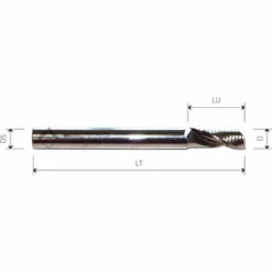 MTEC502.4 - FRAISES HÉLICOÏDALES EN HW NÉGATIVES Z1 - MOBILTECNICA .4_D3 | LU 12 | DS3 | LT50 | Z1 | NEG | GAU