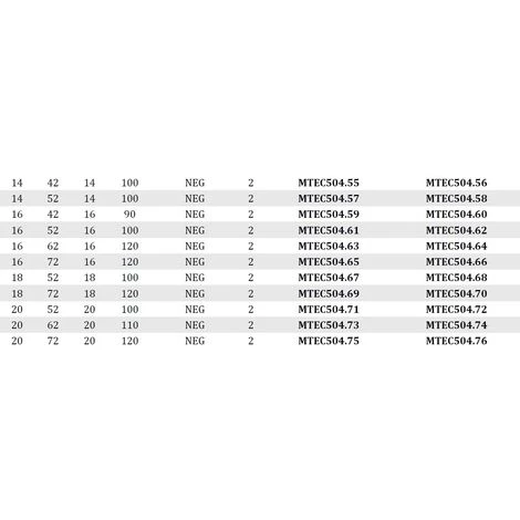MTEC504.3 - FRAISES HÉLICOÏDALES EN HW NÉGATIVES Z2 - MOBILTECNICA .3_D3 | LU 6,5 | DS6 | LT50 | Z2 | NEG | DR – Image 5