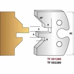 LEMAN Paire De Fers De Toupie Hauteur 50 Mm N° 280 - Lames De Volets