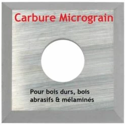 LEMAN Plaquette Carbure (araseurs) Micrograin 14x14x2.0 Mm, Boite De 10 Pièces