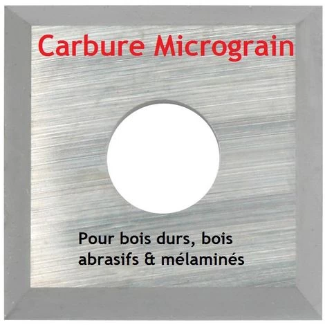 LEMAN Plaquette Carbure (araseurs) Micrograin 14x14x2.0 Mm, Boite De 10 Pièces