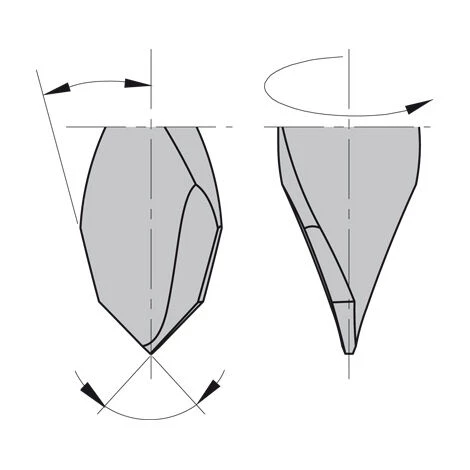 CMT ORANGE TOOLS 313.050.41 MÈCHE À TOURILLONNER HW D=5X27X57.5 S=10X26 DR – Image 3