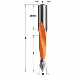 CMT ORANGE TOOLS 314.060.12 HM-M. A TOURILLONS D=6X35 Z=2 S=10X25 G.