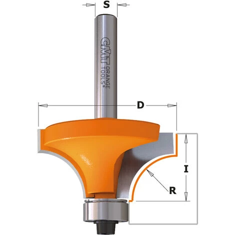 CMT ORANGE TOOLS 839.190.11 HM-FR. QUART DE RONDE D=19 R=3.2 S=1/4' DR – Image 2